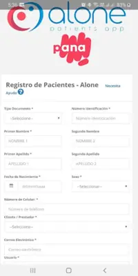 Alone Patients App android App screenshot 3